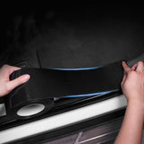 Car Door Sill Protector Bumper Protector Carbon Fiber Car Wrap Film 5D Gloss  Automotive Wrap Film Self-Adhesive Anti-Collision - PNWPokemon